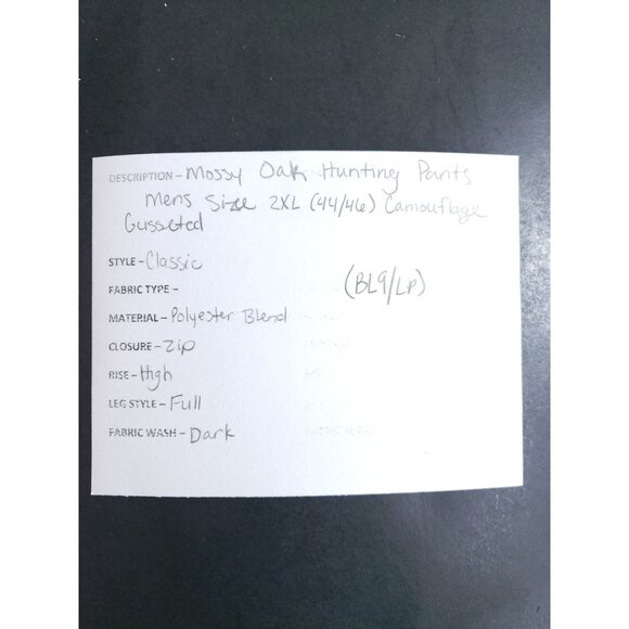 Mossy Oak Hunting Pants Men's Size 2XL (44-46) Camouflage - Picture 10 of 10